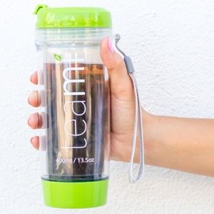 Teami Tea Tumbler - 13.5 oz, Green, BPA Free Plastic